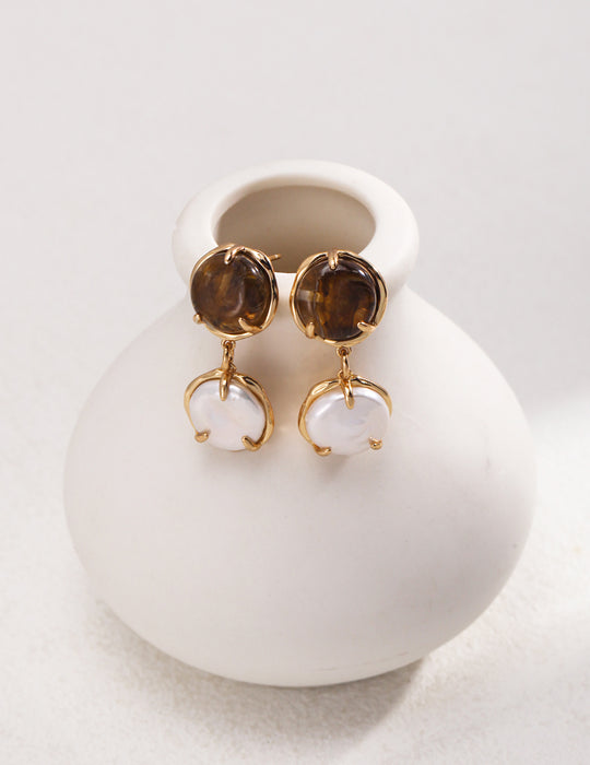 Baroque Vintage Charm Stud Earrings